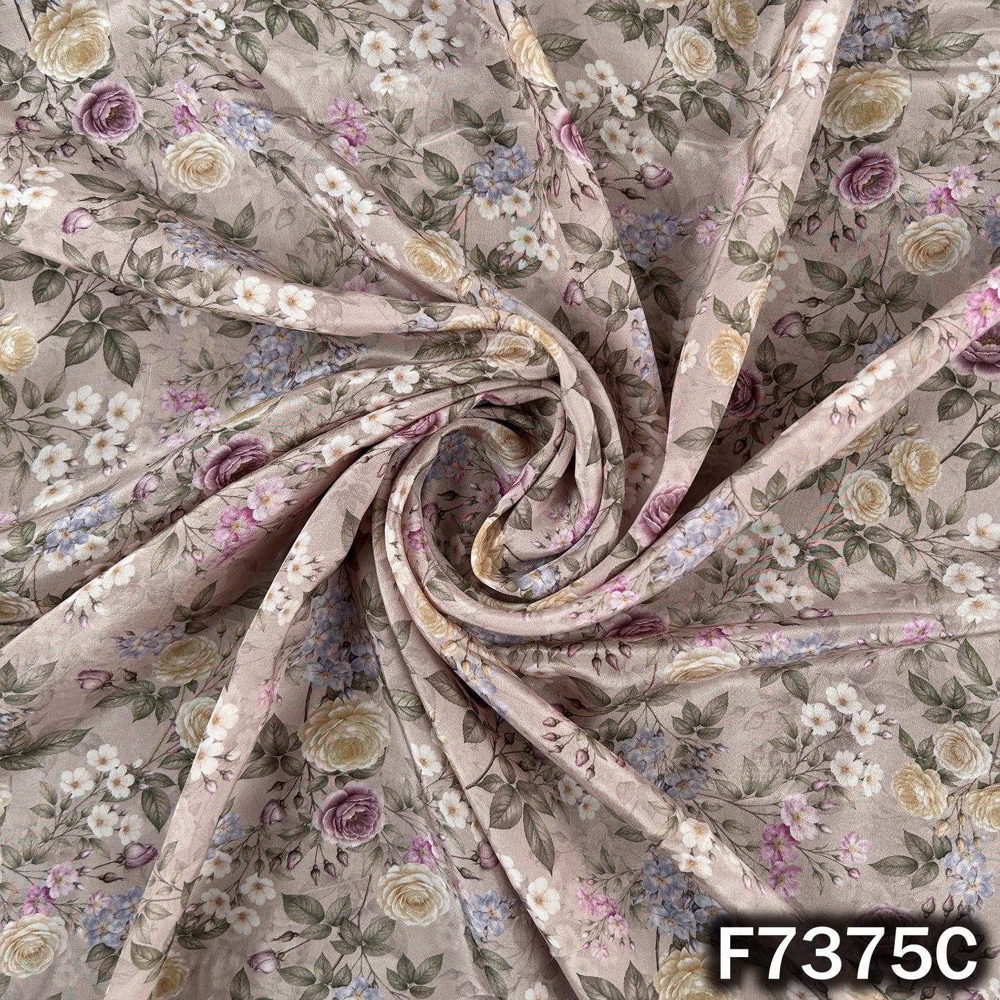 Printed Crepe Fabric - F7375