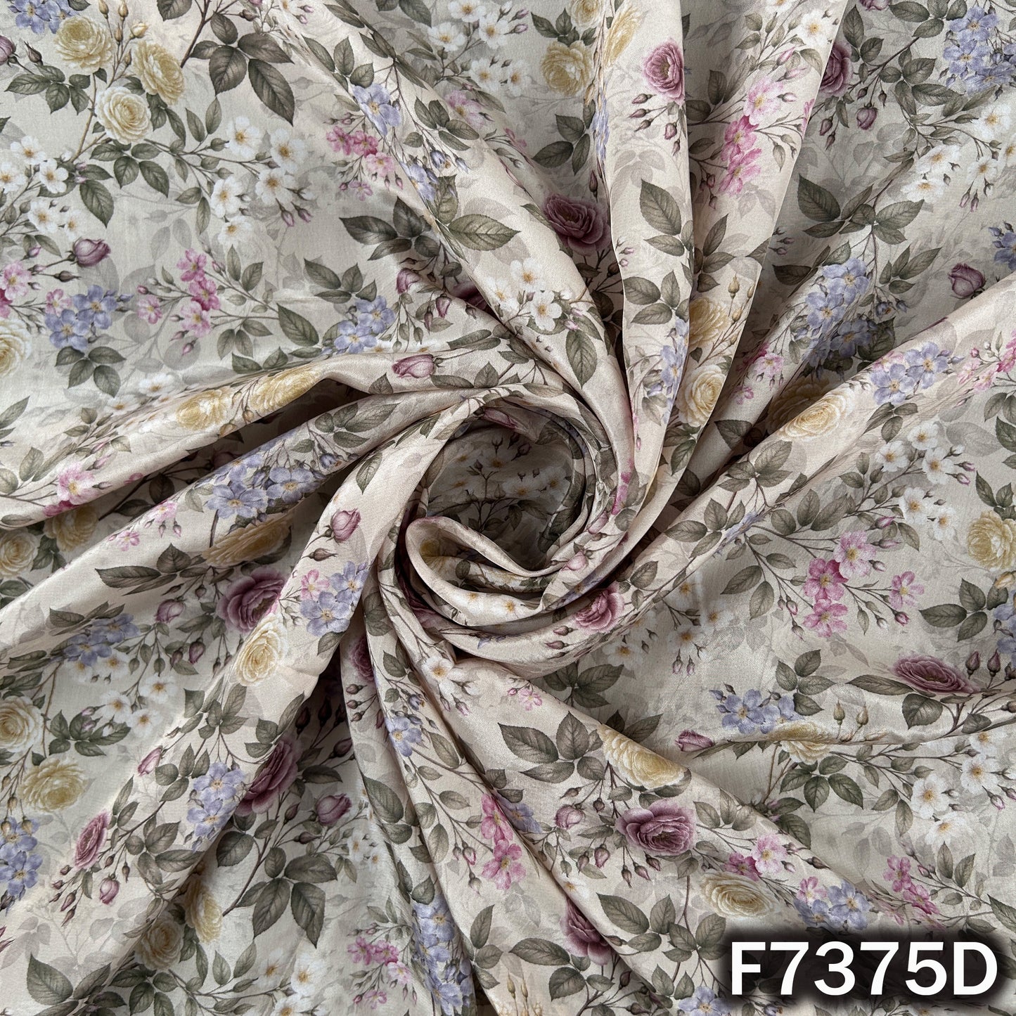 Printed Crepe Fabric - F7375
