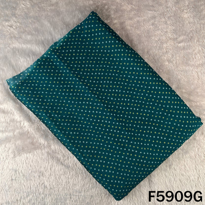 Bandhani Print Chinnon Chiffon Fabric - F5909