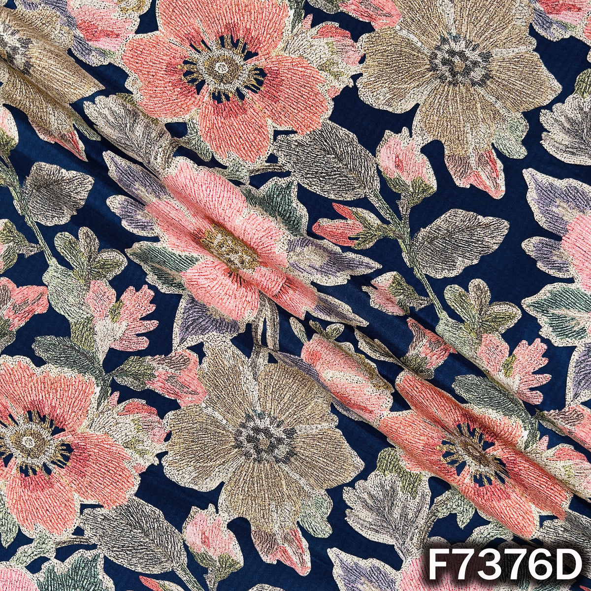 Printed Modal Cotton Fabric - F7376