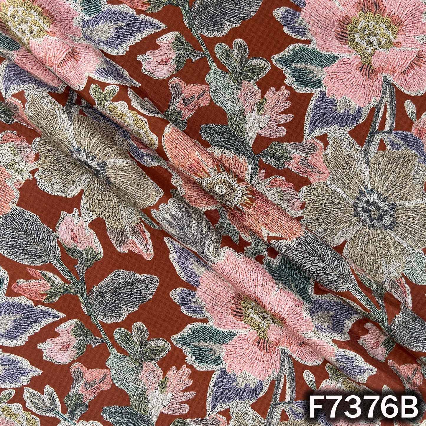 Printed Modal Cotton Fabric - F7376
