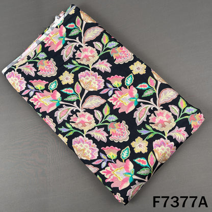 Printed Muslin Cotton Fabric - F7377