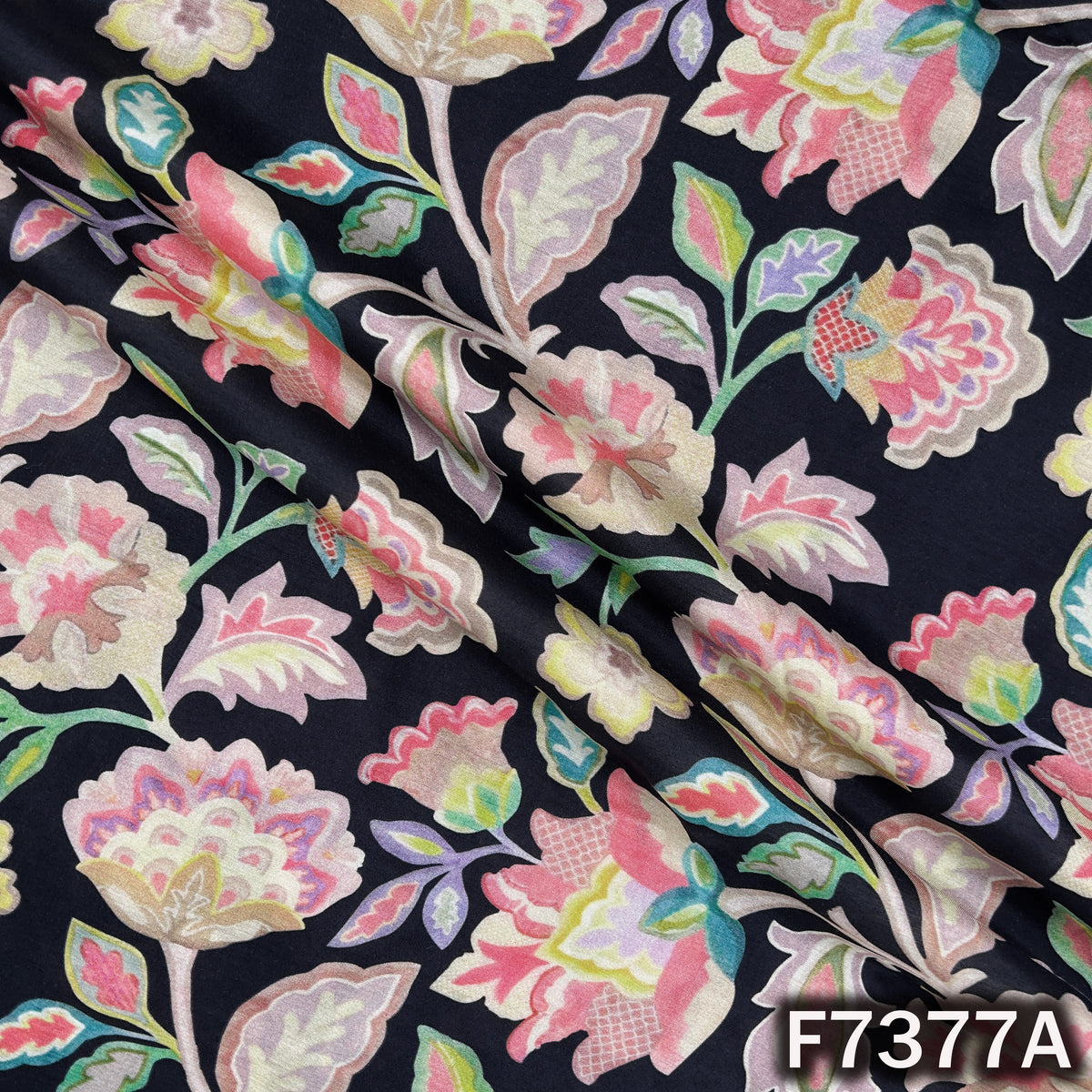 Printed Muslin Cotton Fabric - F7377