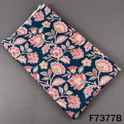 Printed Muslin Cotton Fabric - F7377