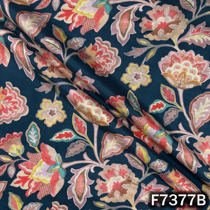 Printed Muslin Cotton Fabric - F7377