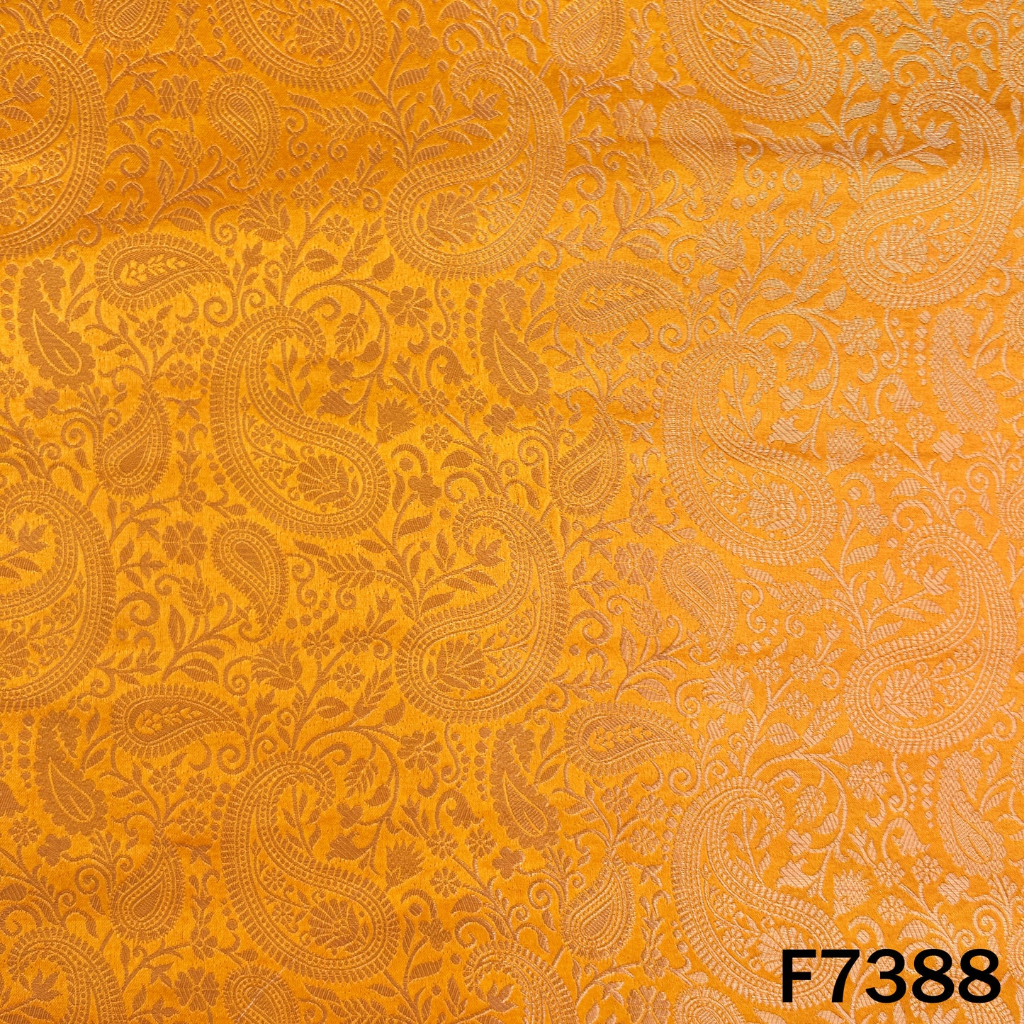 Zari Work Banarasi Silk Fabric - F7388