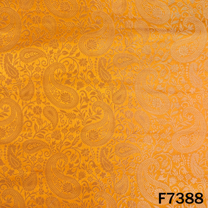 Zari Work Banarasi Silk Fabric - F7388