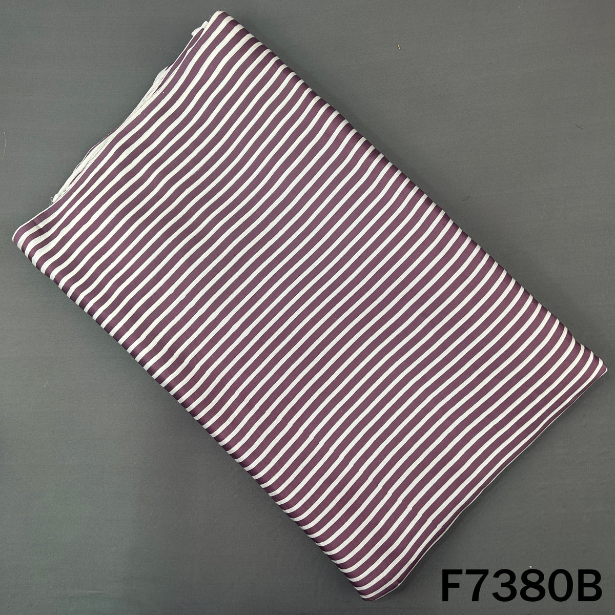 Stripes Modal Satin Fabric - F7380