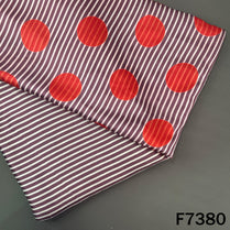 Stripes Modal Satin Fabric - F7380