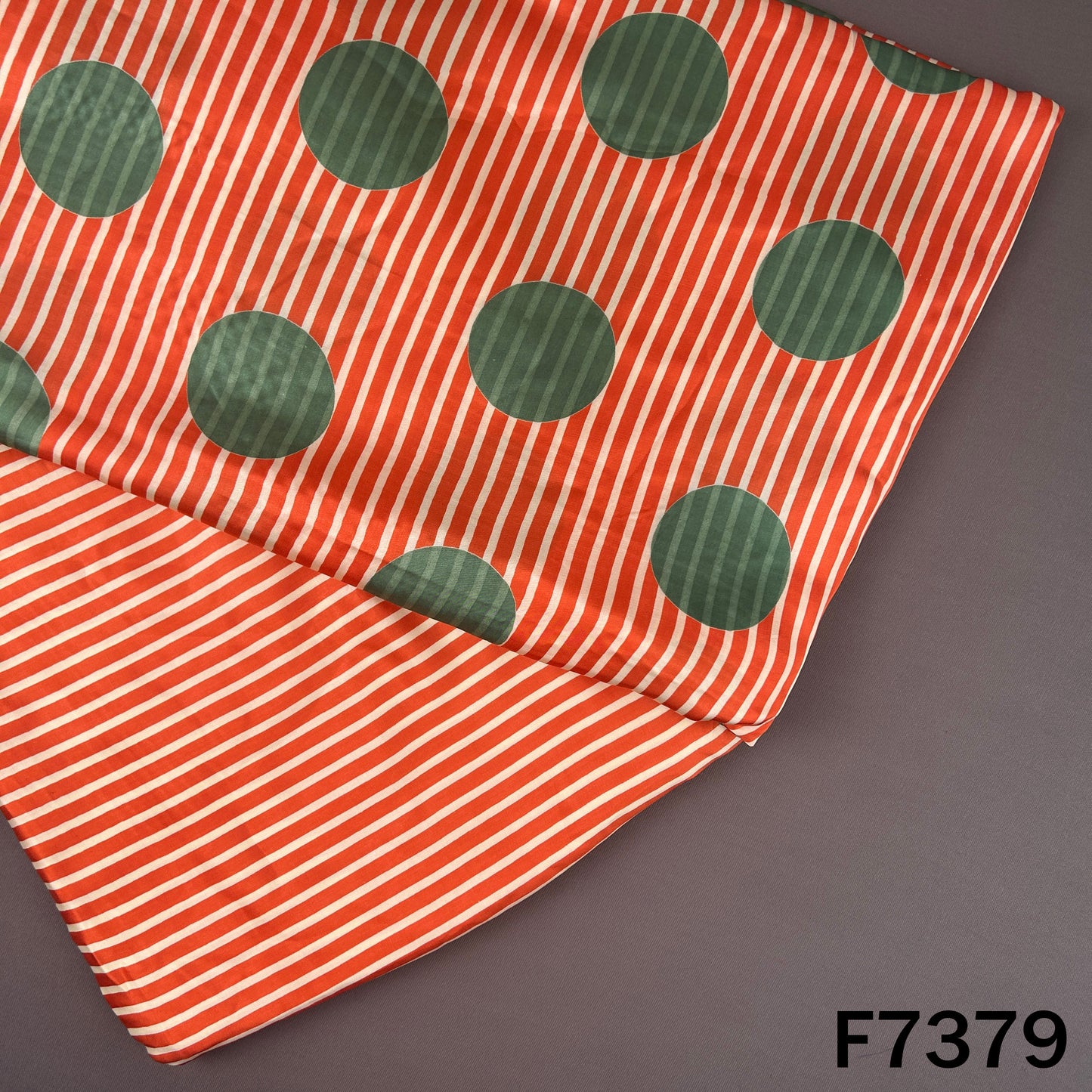 Stripes Modal Satin Fabric - F7379