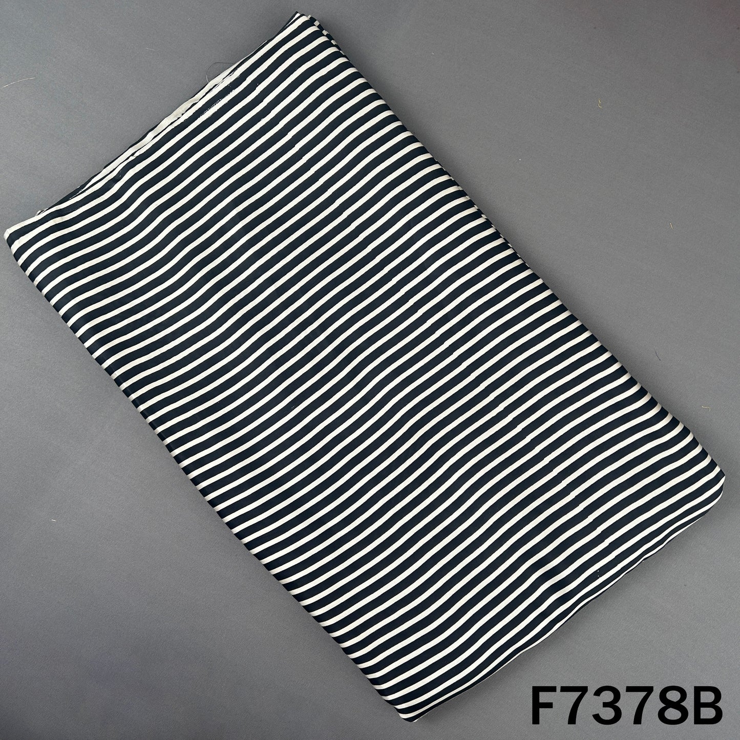 Stripes Modal Satin Fabric - F7378