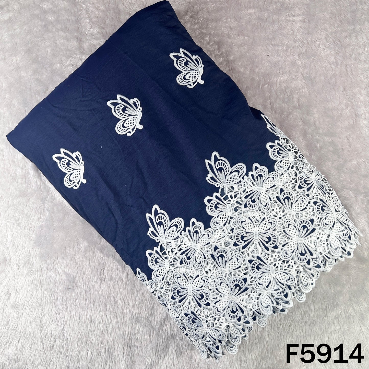 Thread Work Denim Fabric - F5914