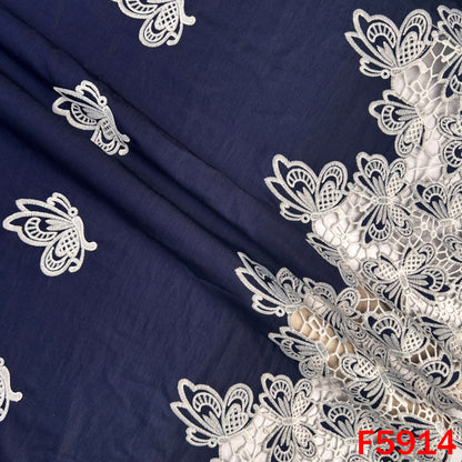Thread Work Denim Fabric - F5914