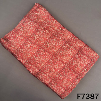 Printed Modal Satin Fabric - F7387