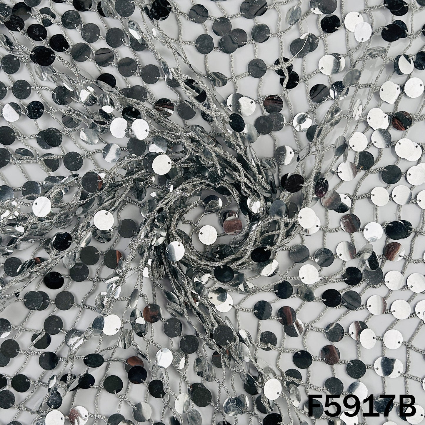 Imported Sequins mesh Fabric - F5917