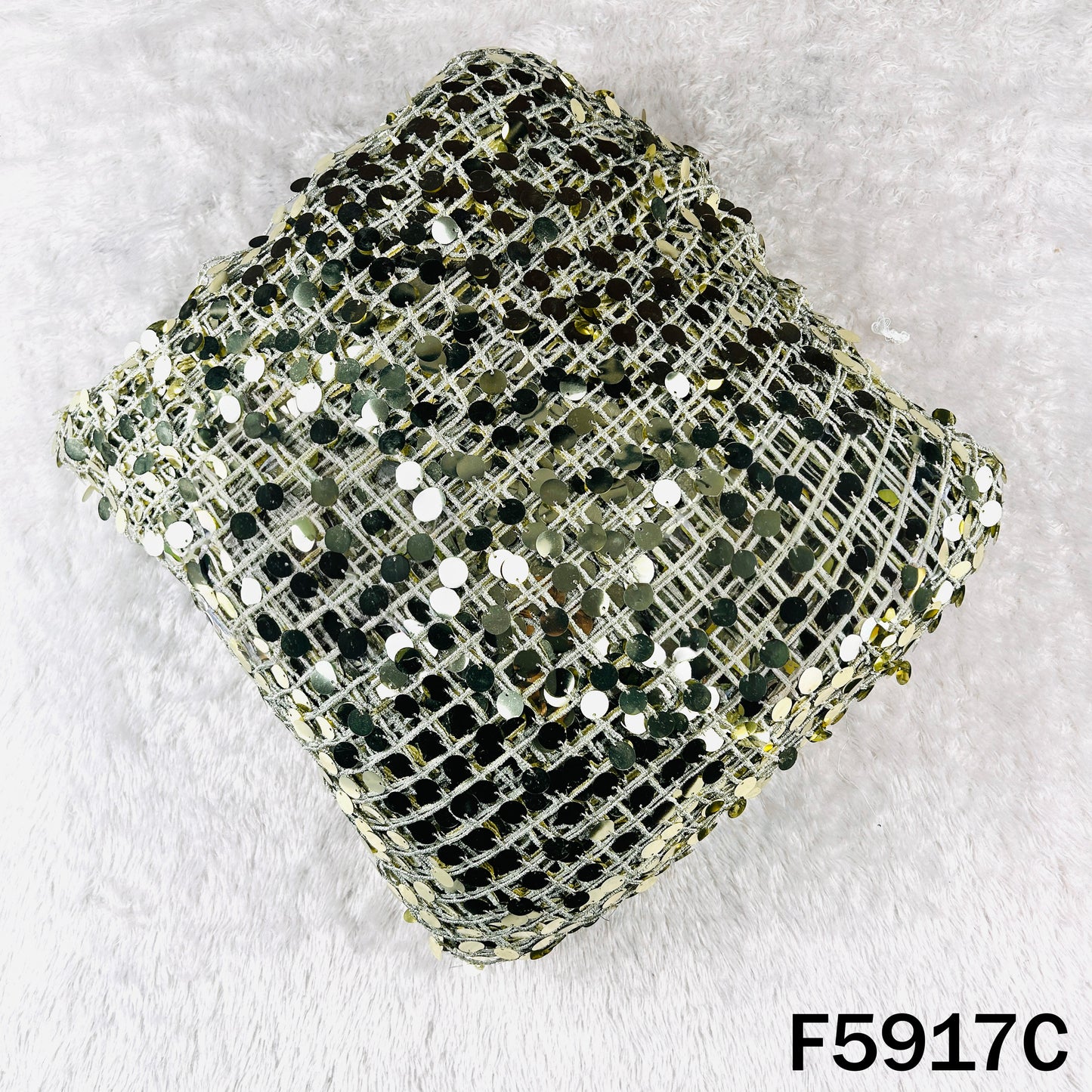 Imported Sequins mesh Fabric - F5917