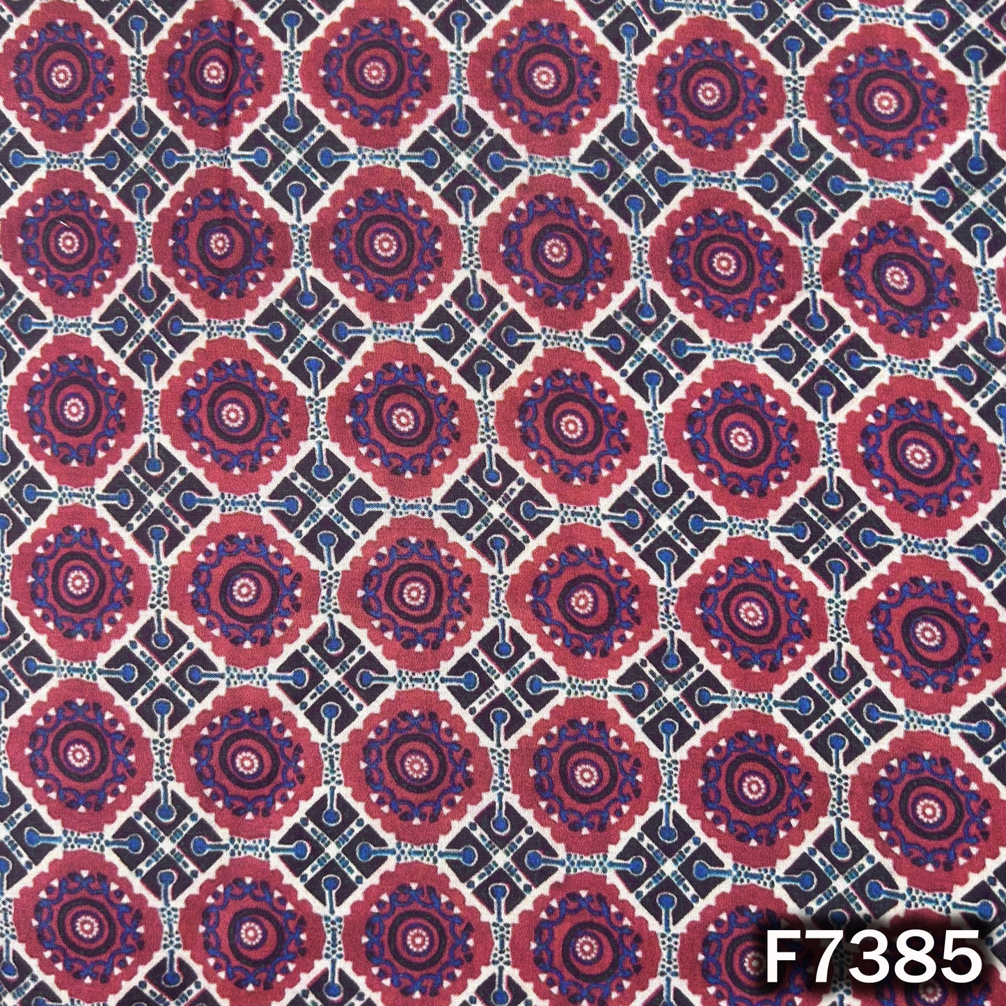 Printed Modal Satin Fabric - F7385