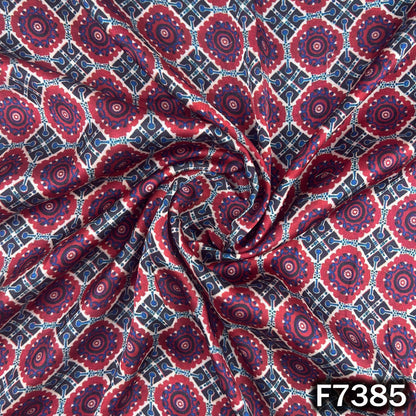 Printed Modal Satin Fabric - F7385