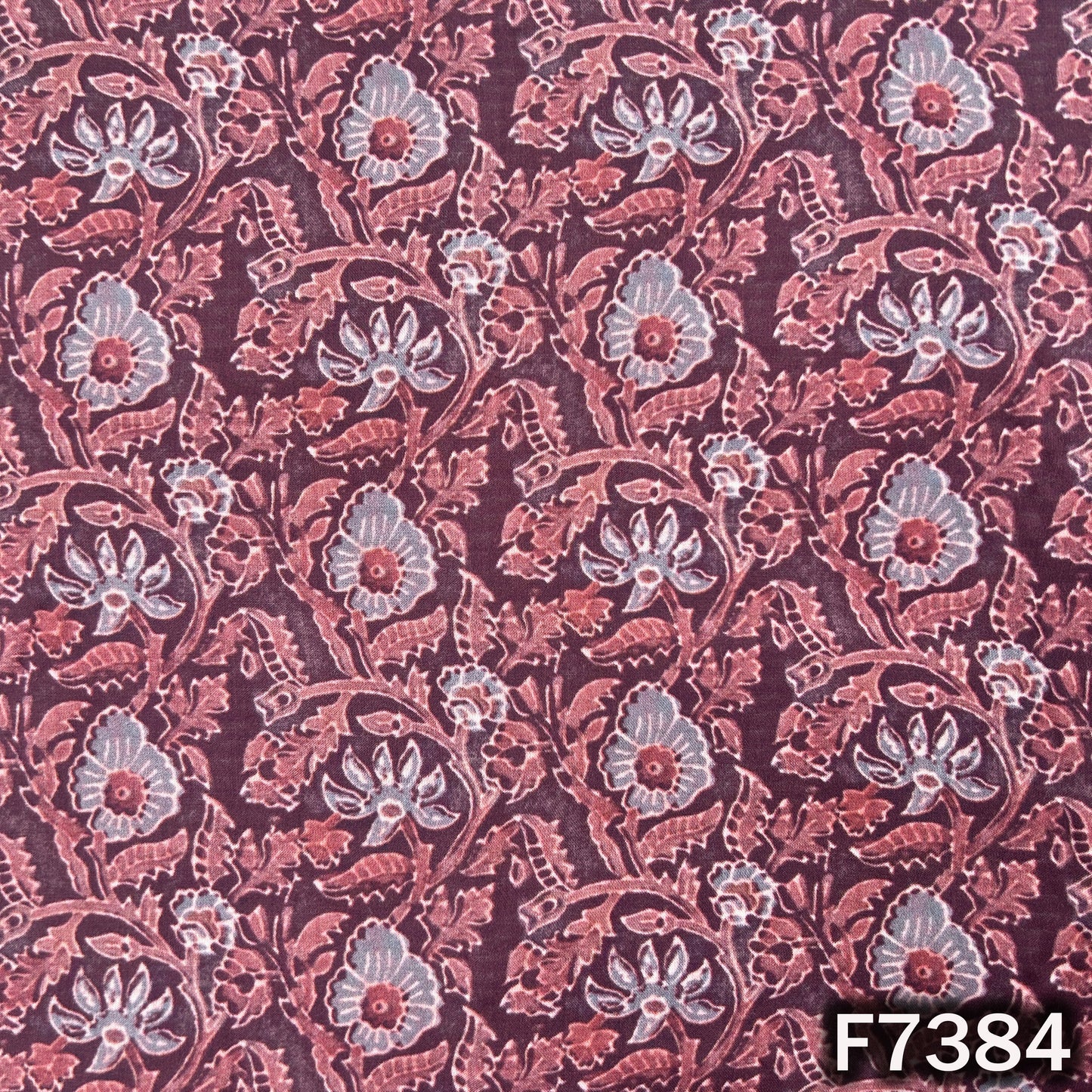 Printed Modal Satin Fabric - F7384