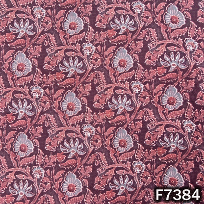 Printed Modal Satin Fabric - F7384