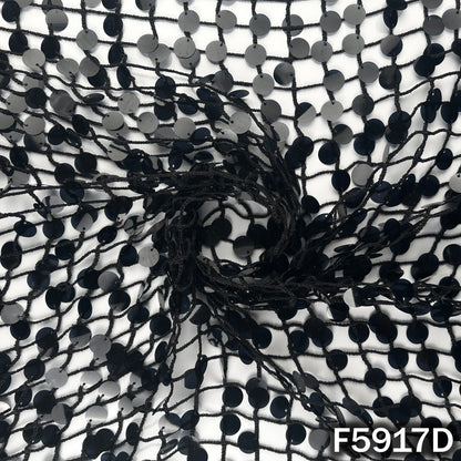 Imported Sequins mesh Fabric - F5917