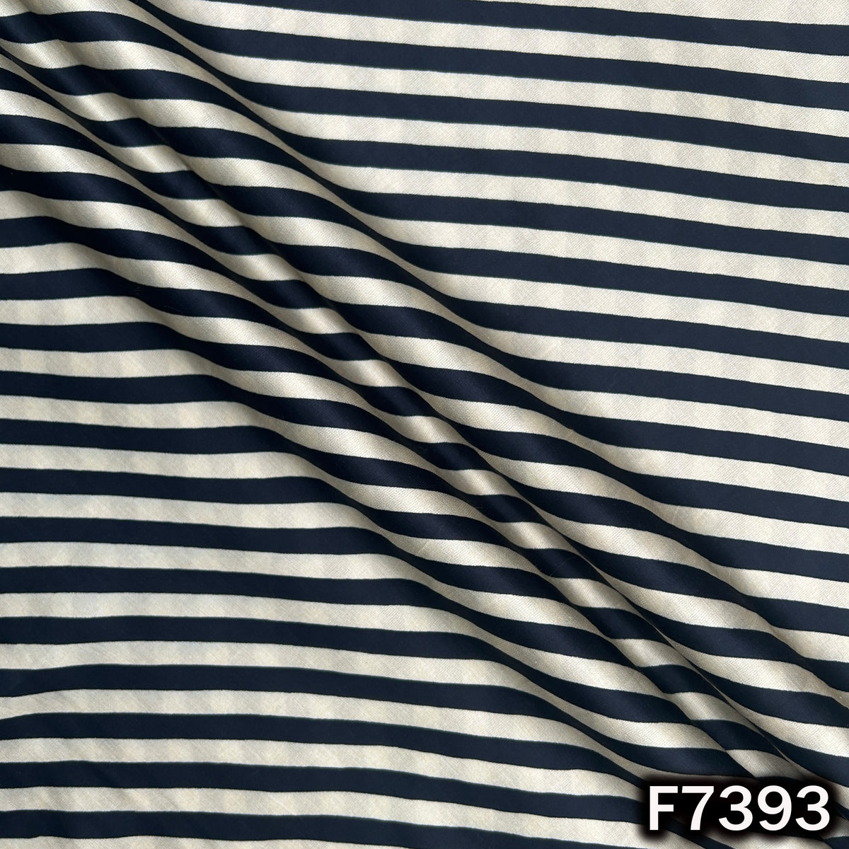 Stripes Modal Satin Fabric - F7393