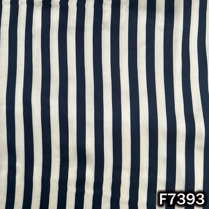 Stripes Modal Satin Fabric - F7393