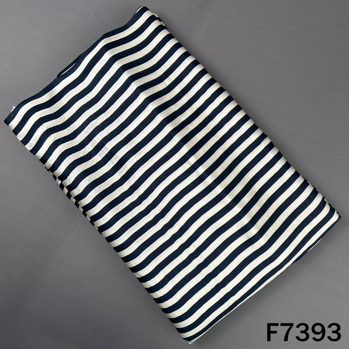 Stripes Modal Satin Fabric - F7393