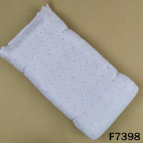 Dyeable Thread Sequins Embroidered Georgette Fabric - F7398