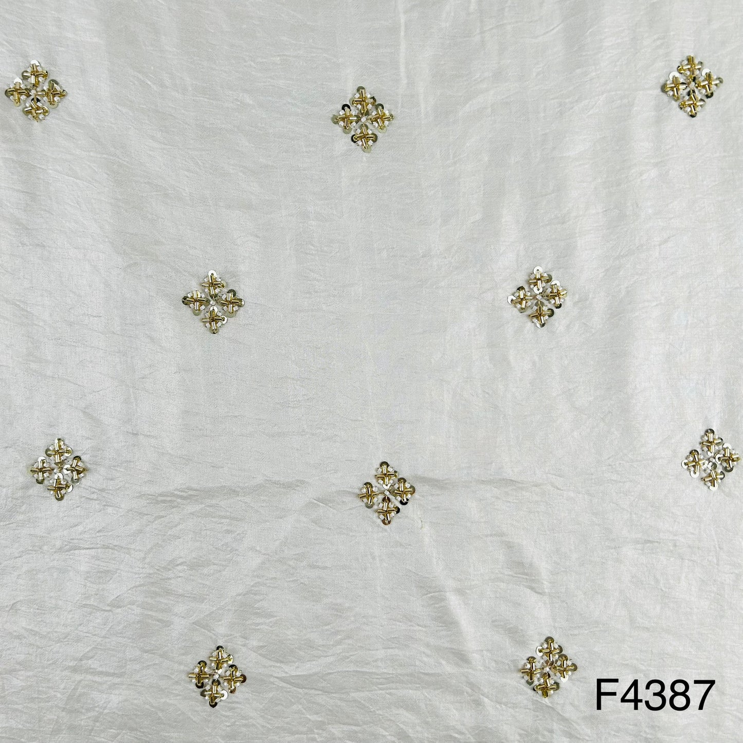 Cut Dana Zari Sequins Work Jimmy Choo Fabric-F4387