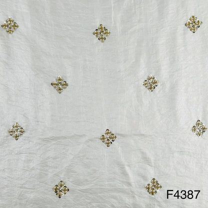 Cut Dana Zari Sequins Work Jimmy Choo Fabric-F4387