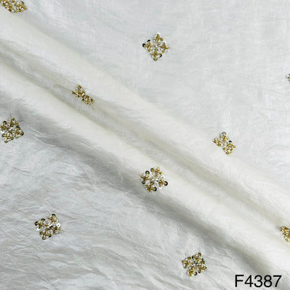 Cut Dana Zari Sequins Work Jimmy Choo Fabric-F4387