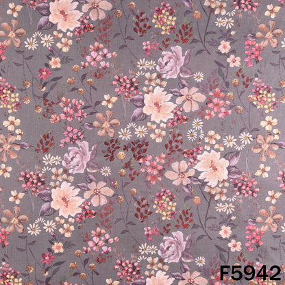 Digital Print Cambric Cotton Fabric - F5942