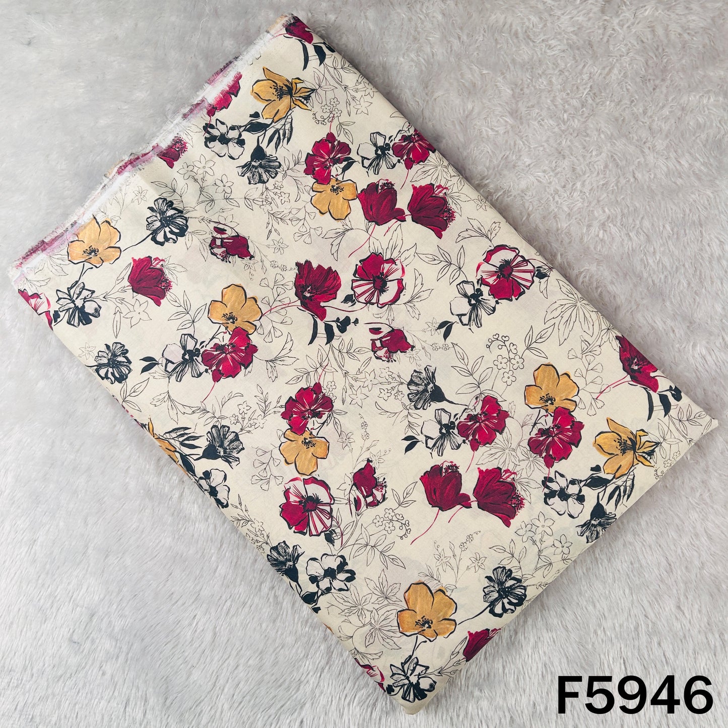 Digital Print Cambric Cotton Fabric - F5946