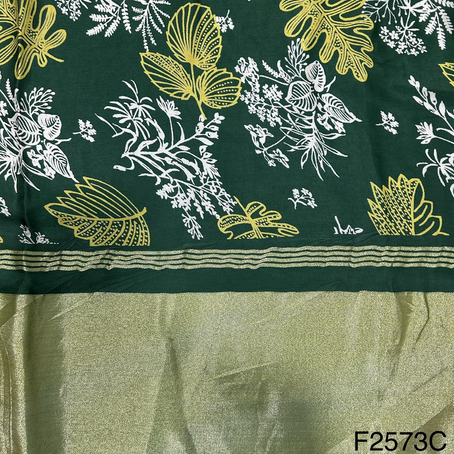 Printed Satin Silk Fabric-F2573