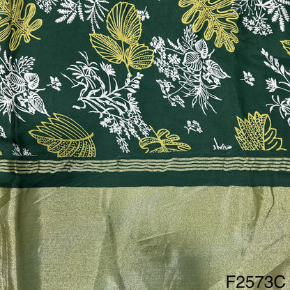 Printed Satin Silk Fabric-F2573