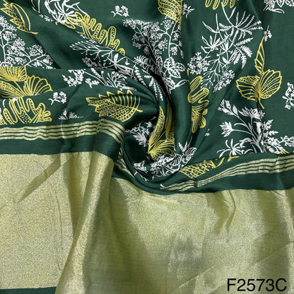 Printed Satin Silk Fabric-F2573