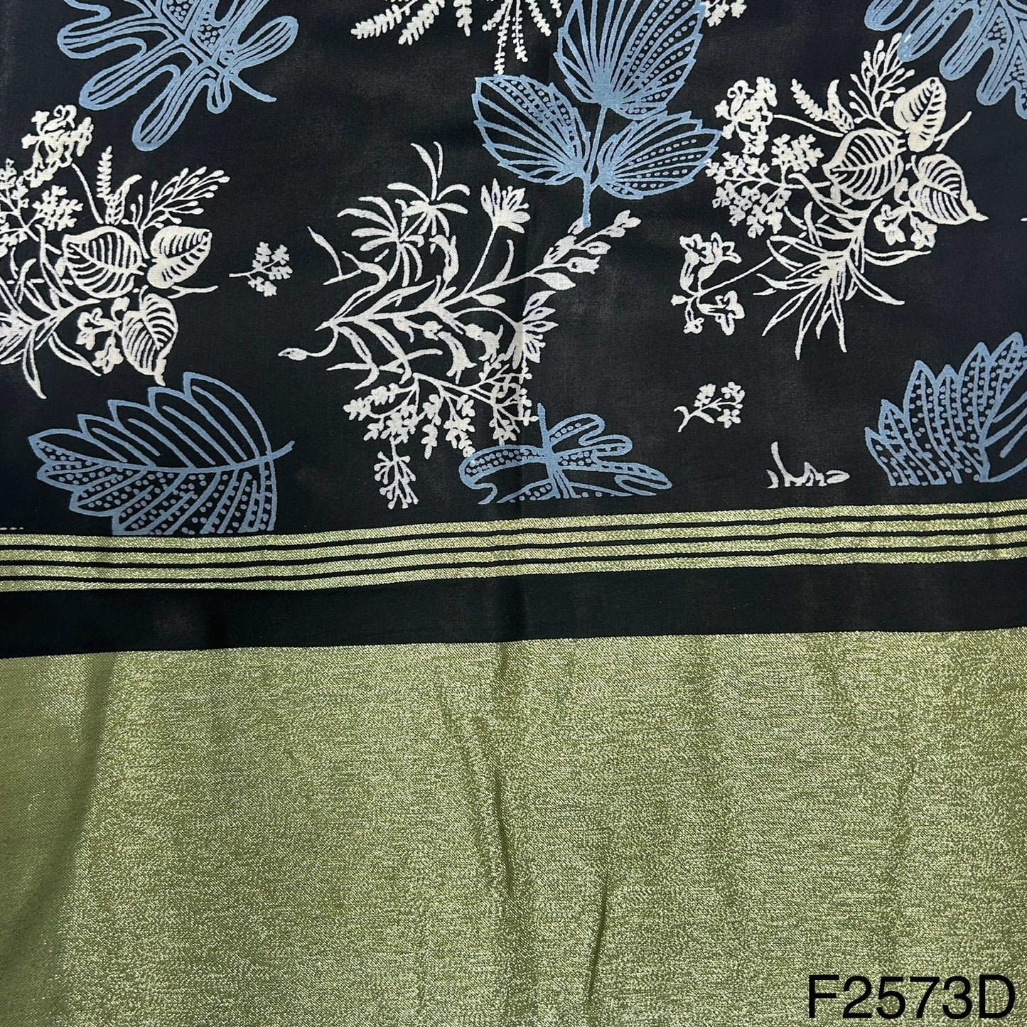 Printed Satin Silk Fabric-F2573
