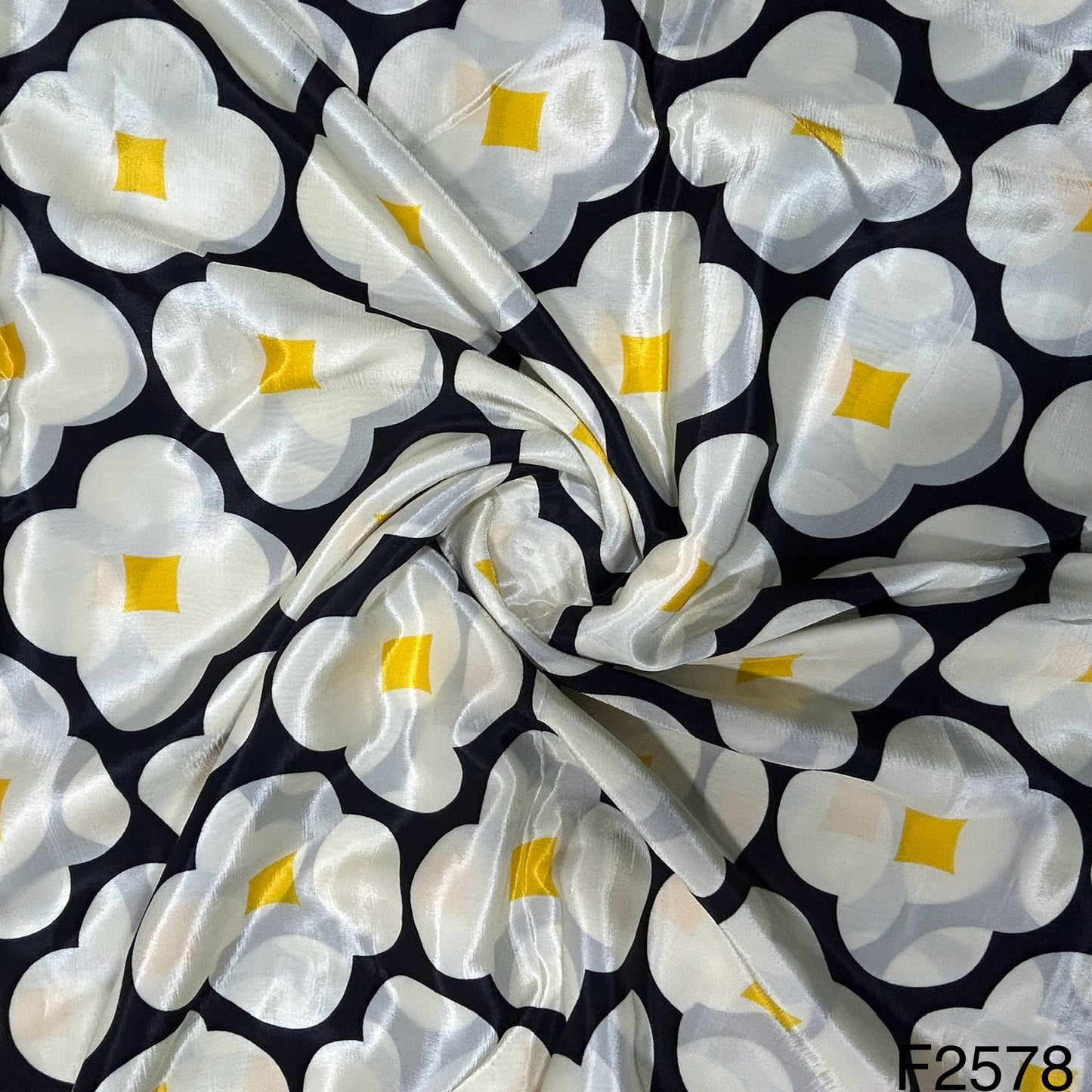 Printed Crepe Fabirc -F2578