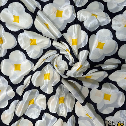 Printed Crepe Fabirc -F2578