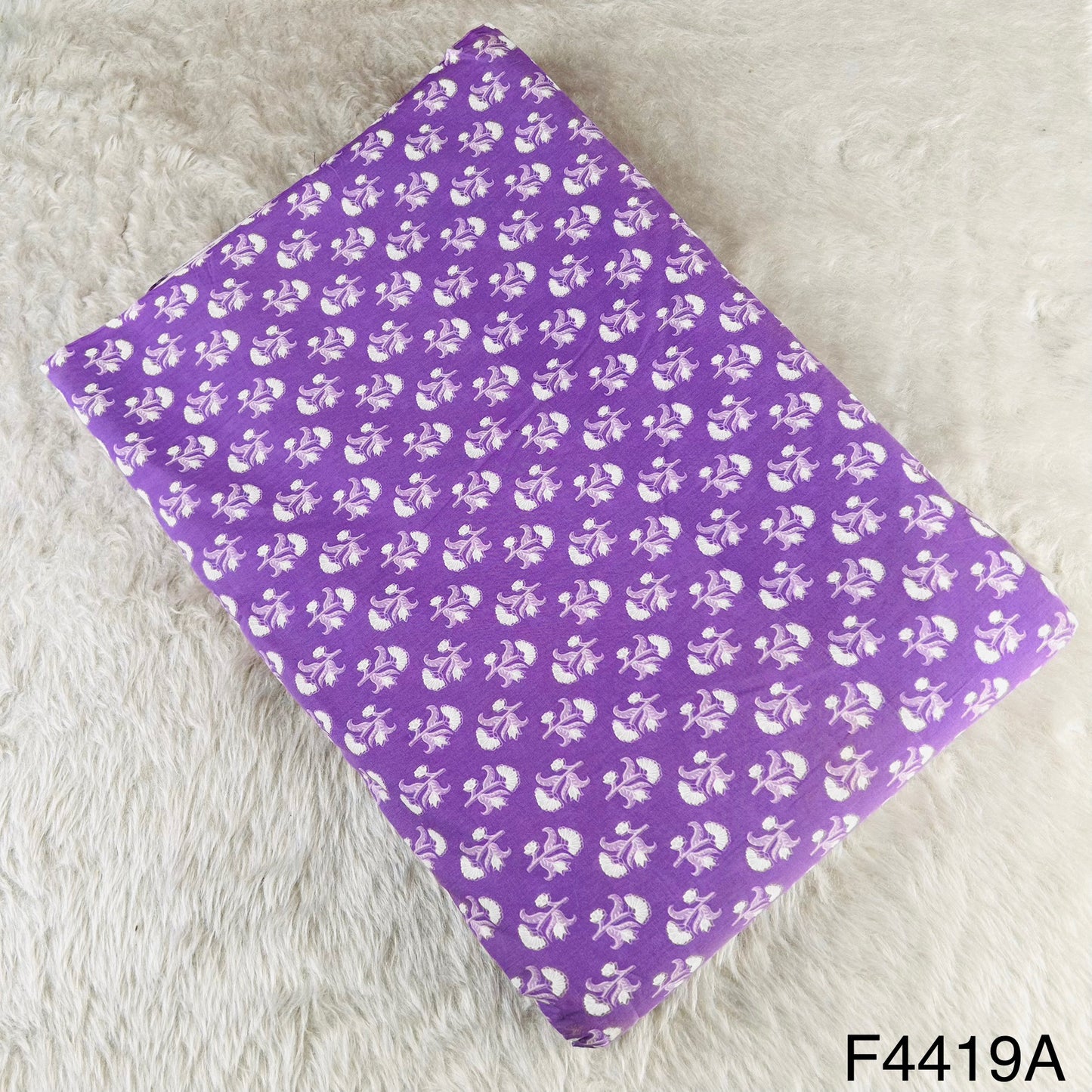 Block Print Cotton Fabric-F4419