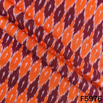 Ikkat Print Cotton Fabric - F5976