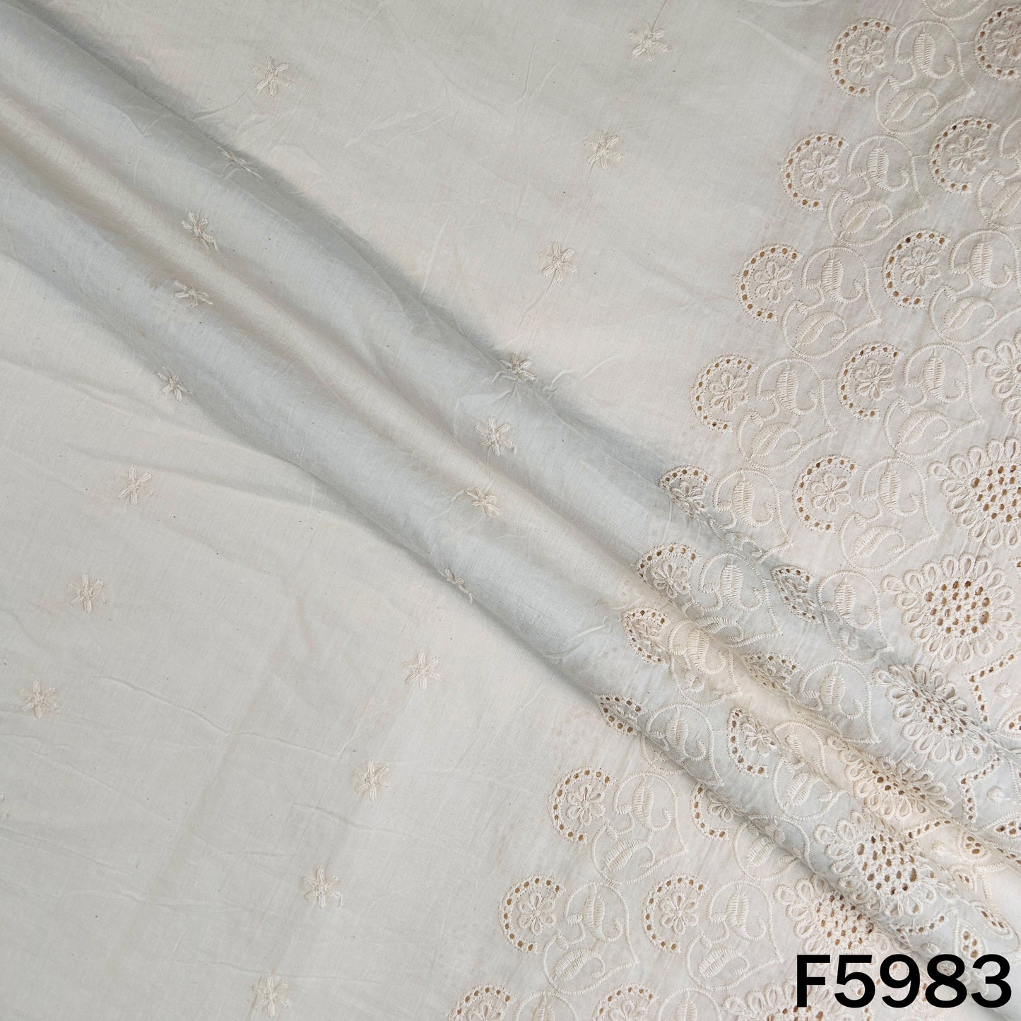 Dyeable Hakoba Kora Cotton Fabric - F5983