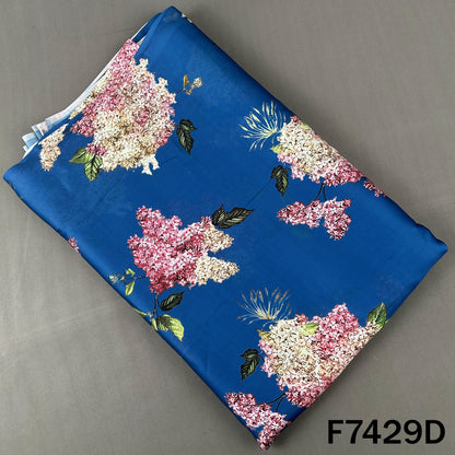 Digital Print Crepe Satin Fabric - F7429