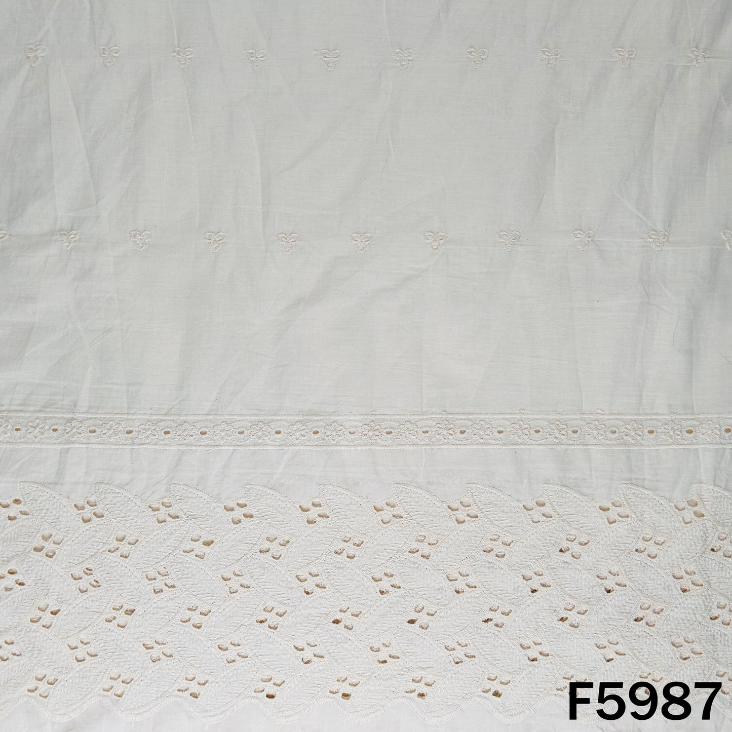 Dyeable Hakoba Kora Cotton Fabric - F5987