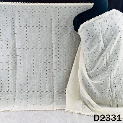 Dyeable Hakoba Kora Cotton Dupatta - D2331