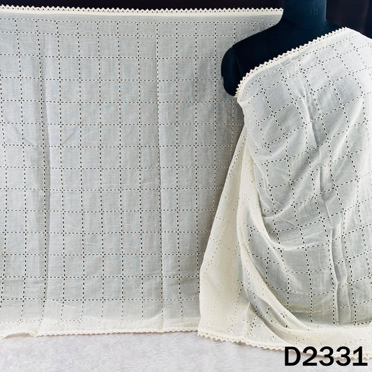 Dyeable Hakoba Kora Cotton Dupatta - D2331