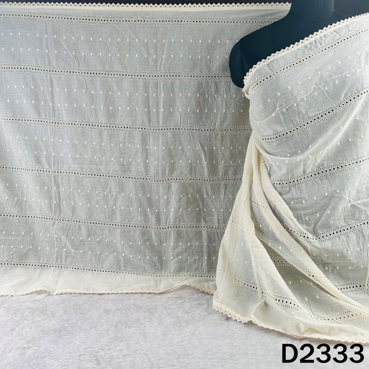 Dyeable Hakoba Kora Cotton Dupatta - D2333