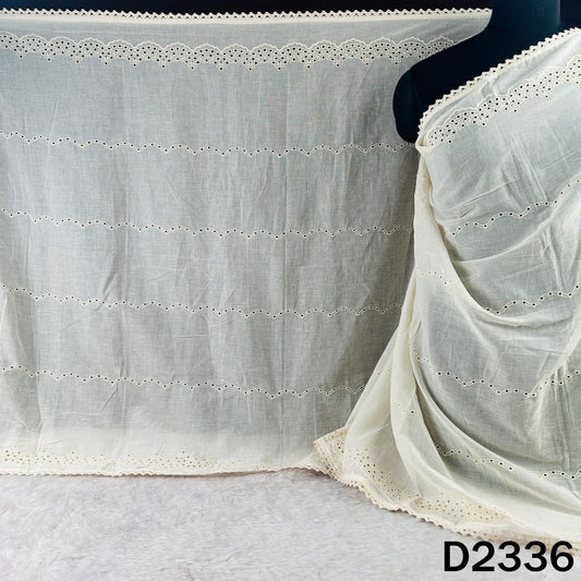 Dyeable Hakoba Kora Cotton Dupatta - D2336