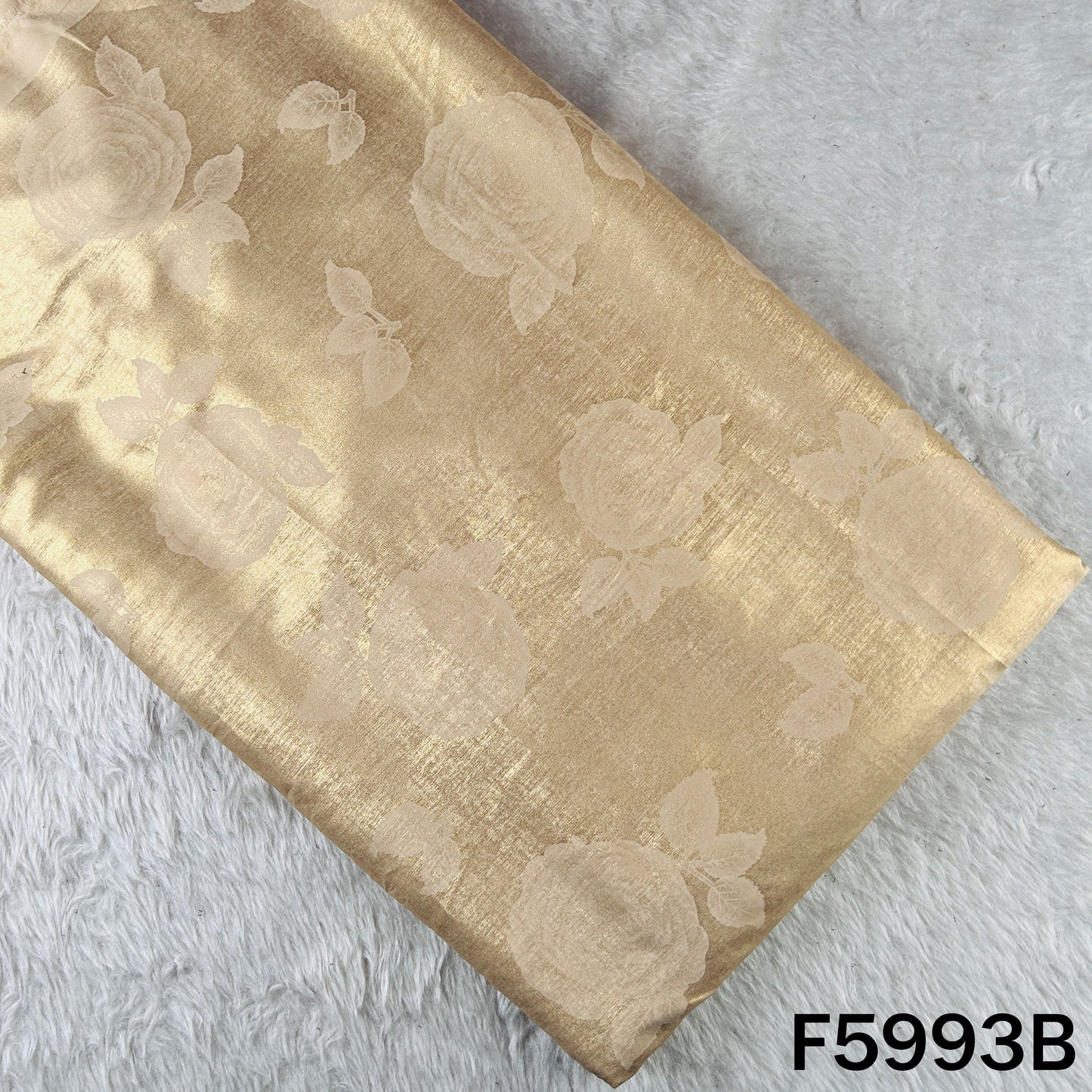 Self Foil Baby Satin Fabric - F5993